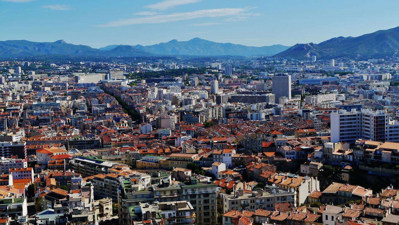 Vue générale de Marseille