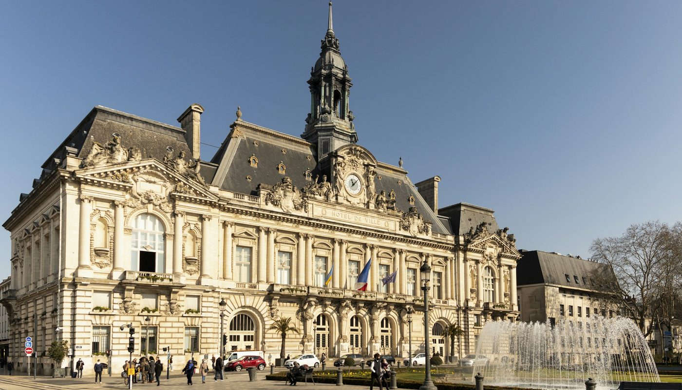 Façade d'un hôtel de ville